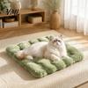 Anti-slip Pet Mat for Puppy Faux Fur Mat, Soft Warm Cat Sleeping Pad with Non-slip Bottom, Cozy Crates Self-Warming Fuzzy Bed Dogs Cats, Machine