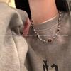 Maillard Tiger's Eye Stone Necklace Light Luxury Niche Premium French Retro Clavicle Chain New Neck Chain
