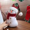 Sitting Plush Snowman Doll Toy Soft Merry Christmas Decorations  Xmas Festival Decor