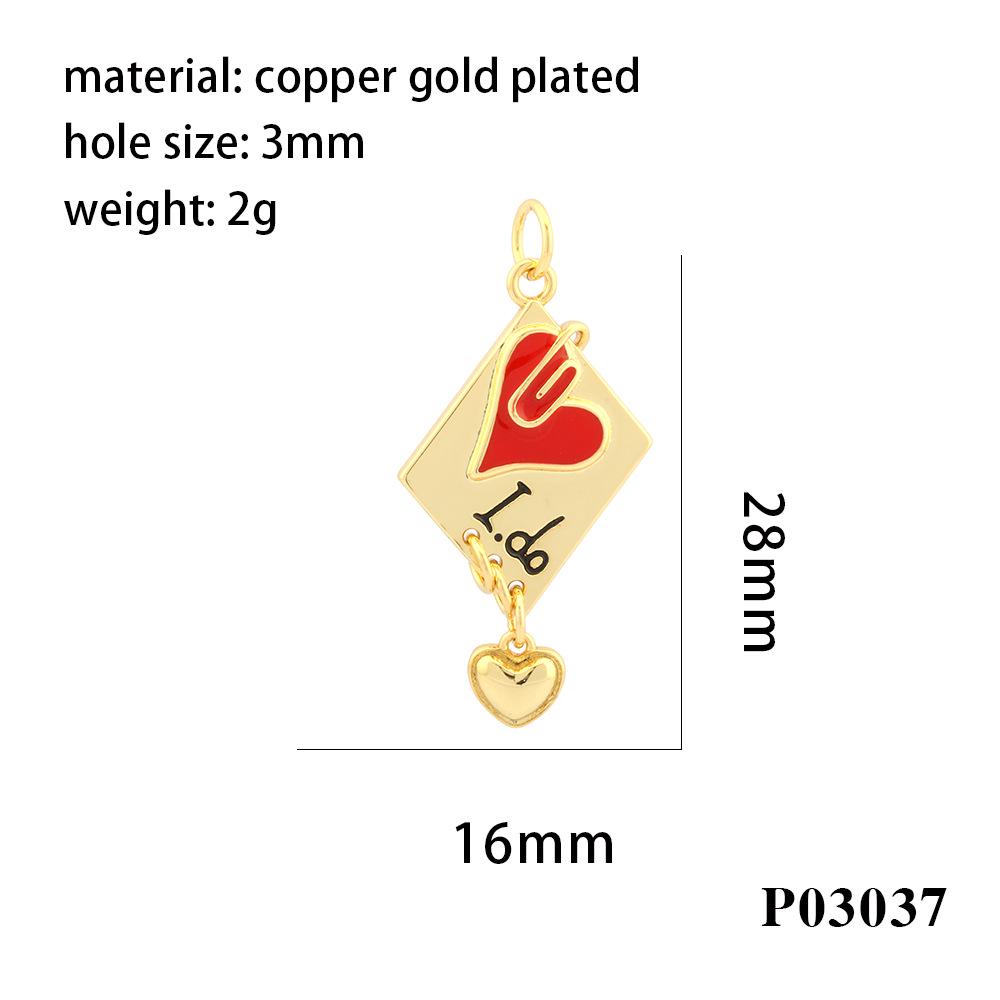 New Color-Preserving Zircon Eye Necklace Bracelet Pendant DIY Heart Jewelry Accessories