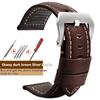 Handgefertigtes Echtlederarmband für Panerai PAM 441/PAM 111/PAM 386, 20mm 22mm 24mm 26mm Herren Luxus-Uhrenarmband Ersatz