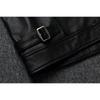 Chinese Size Classic Resident Men Leather Jacket Long Genuine Leather Coat Slim Fit Genuine Cowhide Mens Hunting Jacket Autumn