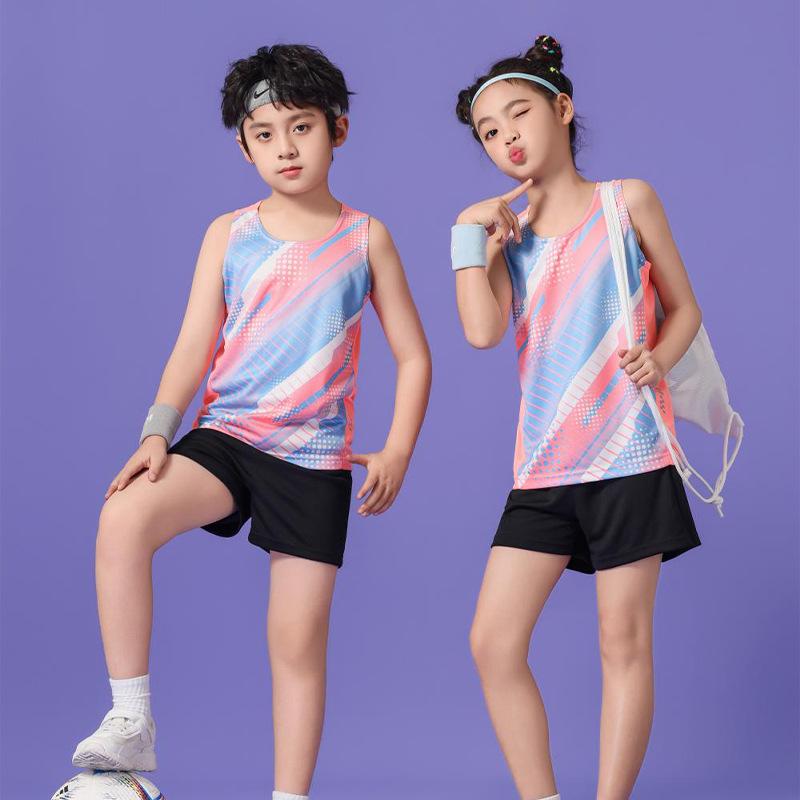 Junior High Track & Field Sport Set: Sprinting, High Jump, Marathon, Long Jump Vest & Jump Rope