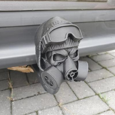Anhängerkupplungs-Abschlepphaken-Schutz Anhängerkupplungsabdeckung Anhänger Gasmaske Kupplungsabdeckung Receiver-Rohr vor Rost schützen Anhängerkupplungsdeckel