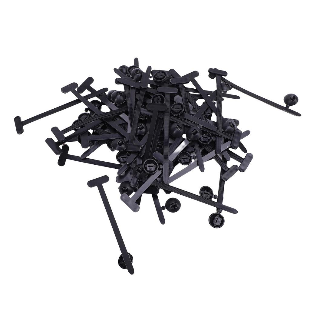 50PCS Universal Cable Tie Buckle Heavy Duty Plastic Multipurpose Automotive Cable Tie Clip Construction Electronics