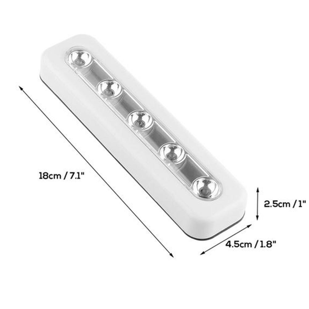 Bewegungssensor Licht 5 LED Helle Lampe für Schrank Schrank Garderobe Treppen Unter Regal Betrieben Kabellos