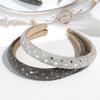 Shimmering Dark Rhinestones Headpiece Lightweight Headbands Adjustable Design For Celebrations Professional Use