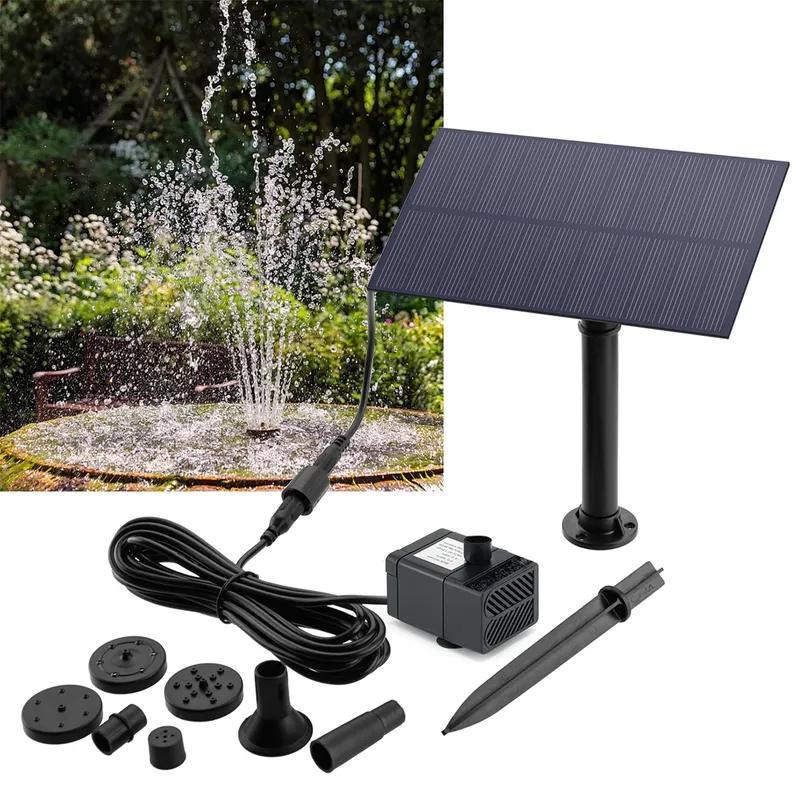 

5W 5V Water Fountain Garden Decoration with Stake Solar Power Panel Water Pump Watering System Energy Saving Kits for Fish Tank