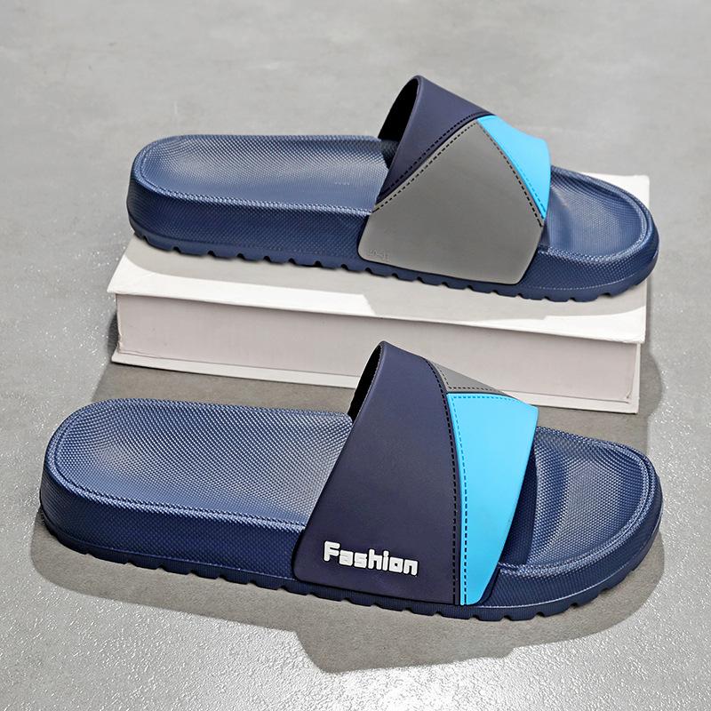 

Летние мужские шлепанцы EVA большого размера на одной лямке 2025 39 темно-синий