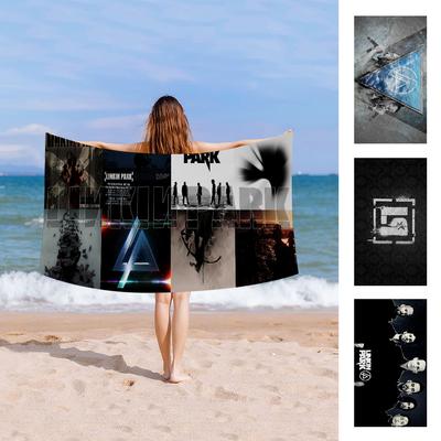 L-Linkin P-Park Beach Towel Colorful Bath Towels for Girl Microfiber Quick Dry Sand Free Beach Yoga Spa Gym Pool