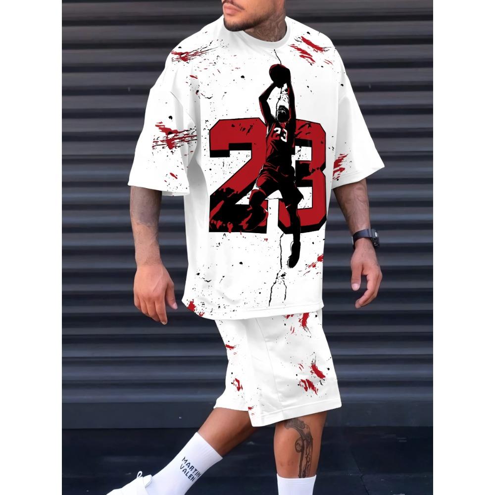 Summer 2026 Men' Suit 3D Printed Casual Sportswear Polyester Men's Wear