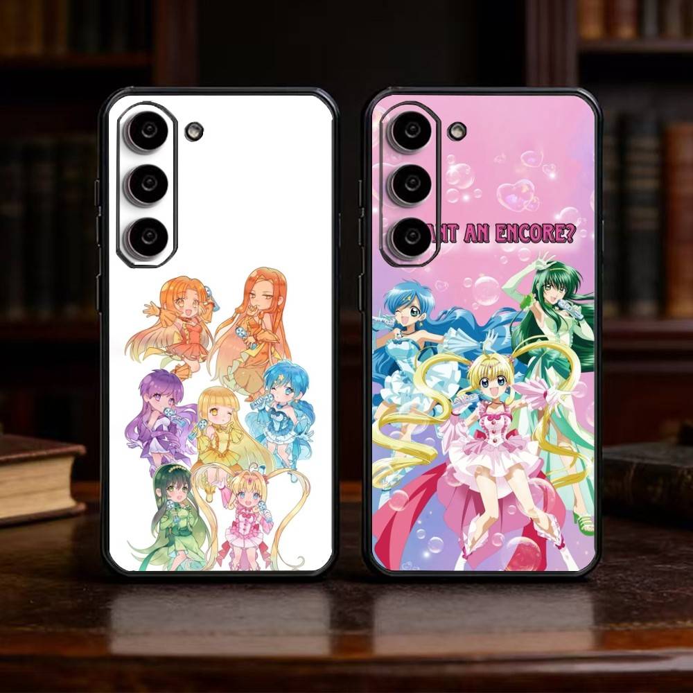 Mermaid Melody Pichi Pitch Handyhülle Für Samsung Galaxy A91,80,73,72 ,71,53,52,32 ,31,22,21s,20,Weiche Schwarze Hülle