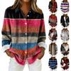Women's Shirt Blouse Print Button Long Sleeve Casual Basic Shirt Collar Regular Top