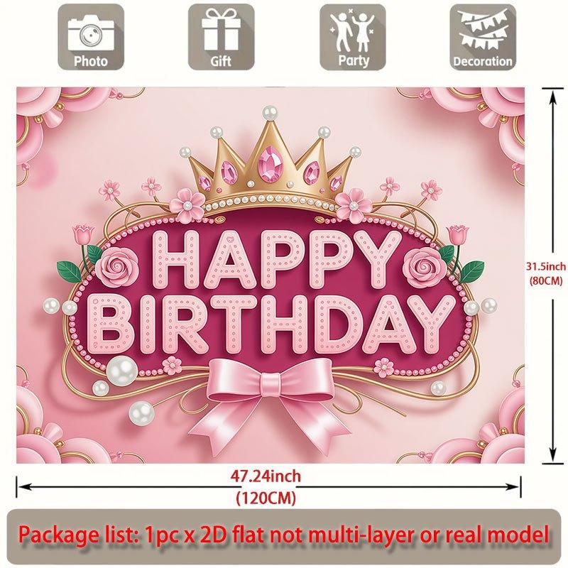 Party Backdrop Crown Flat Roses Events Wedding Coming Ceremony Four Season Event Photo Background Front Door Decor