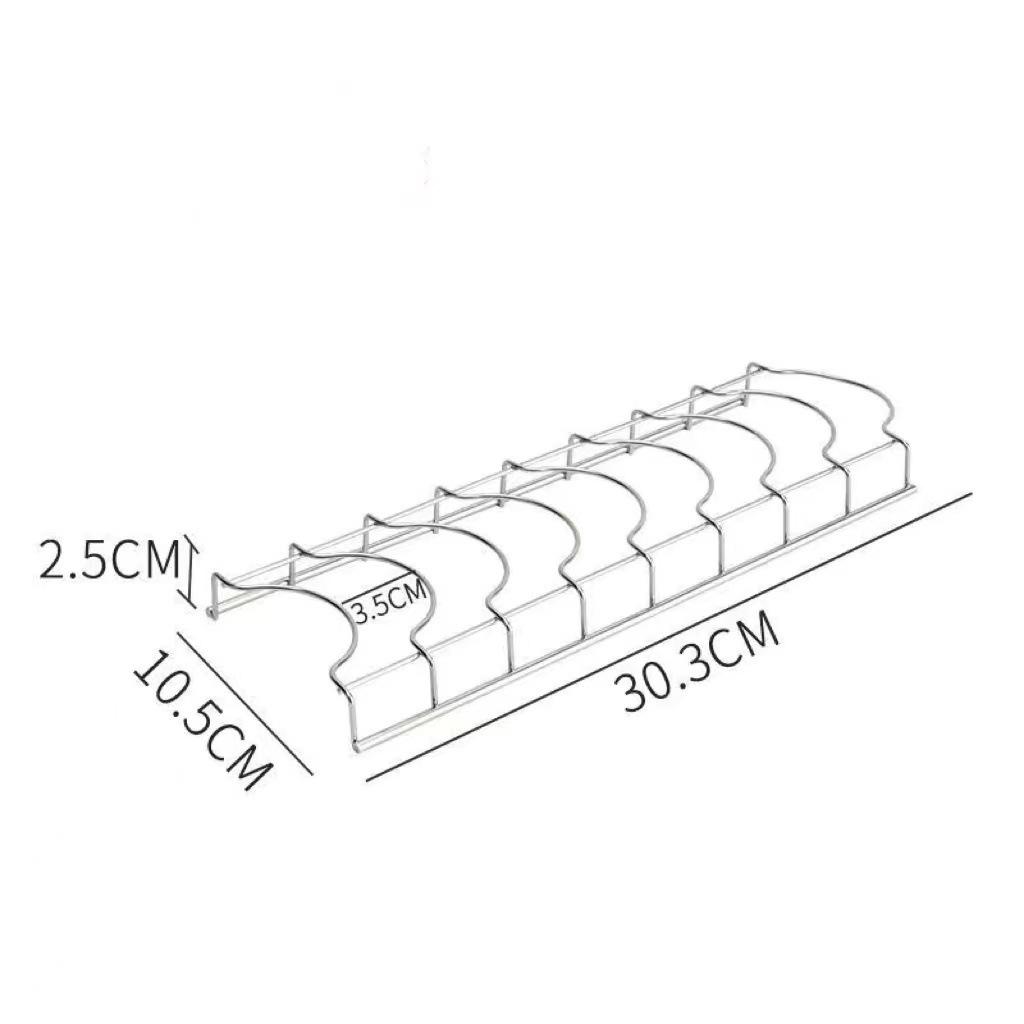 Modern Stainless Steel Bowl and Plate Storage Rack