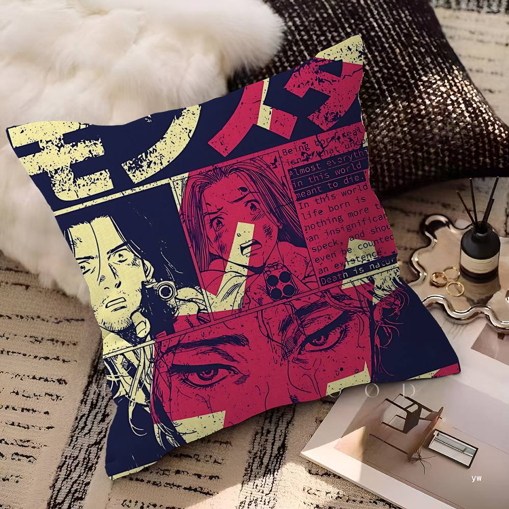 N-Naoki Urasawa S Monster Cushion Cover Inches Farmhouse Decor Home Throw Pillow Covers For Couch Decorations
