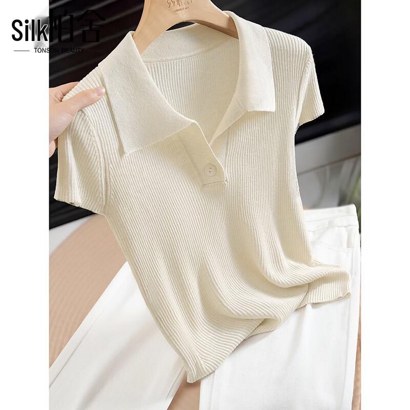

Women s Slim Fit Wool Blend Lapel Pullover Knit Top One Size