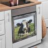 Pastoral Bull Head Kitchen Dining Room Cabinet Home Background Beautification and Decoration Stickers