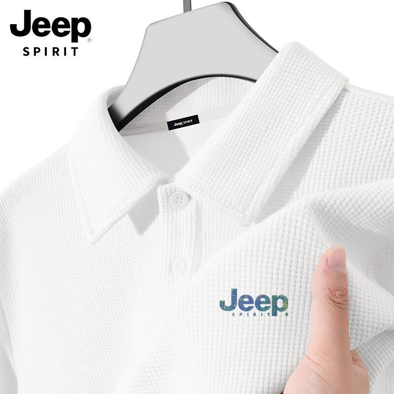 JEEP SPIRIT Men s Casual Waffle Polo Shirt XL