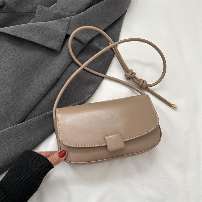 Fashionable Trendy Shoulder Bag Stylish Chic Small Square Purse For Women Autumn