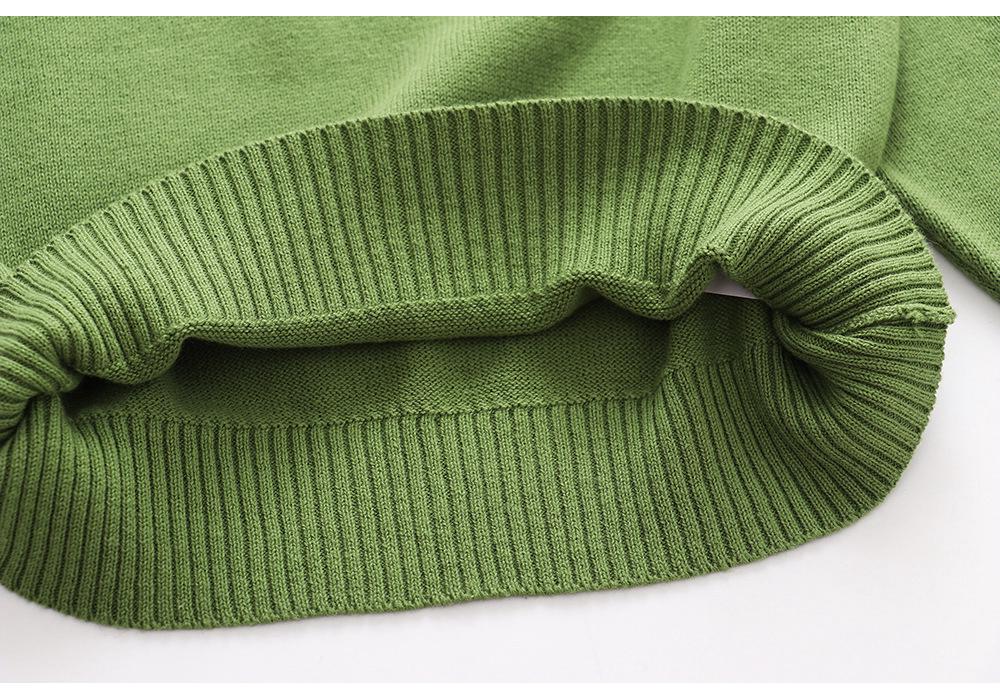 2022 New Arrival Korean Style Unisex Children's Pure Cotton Warm Knit Sweater