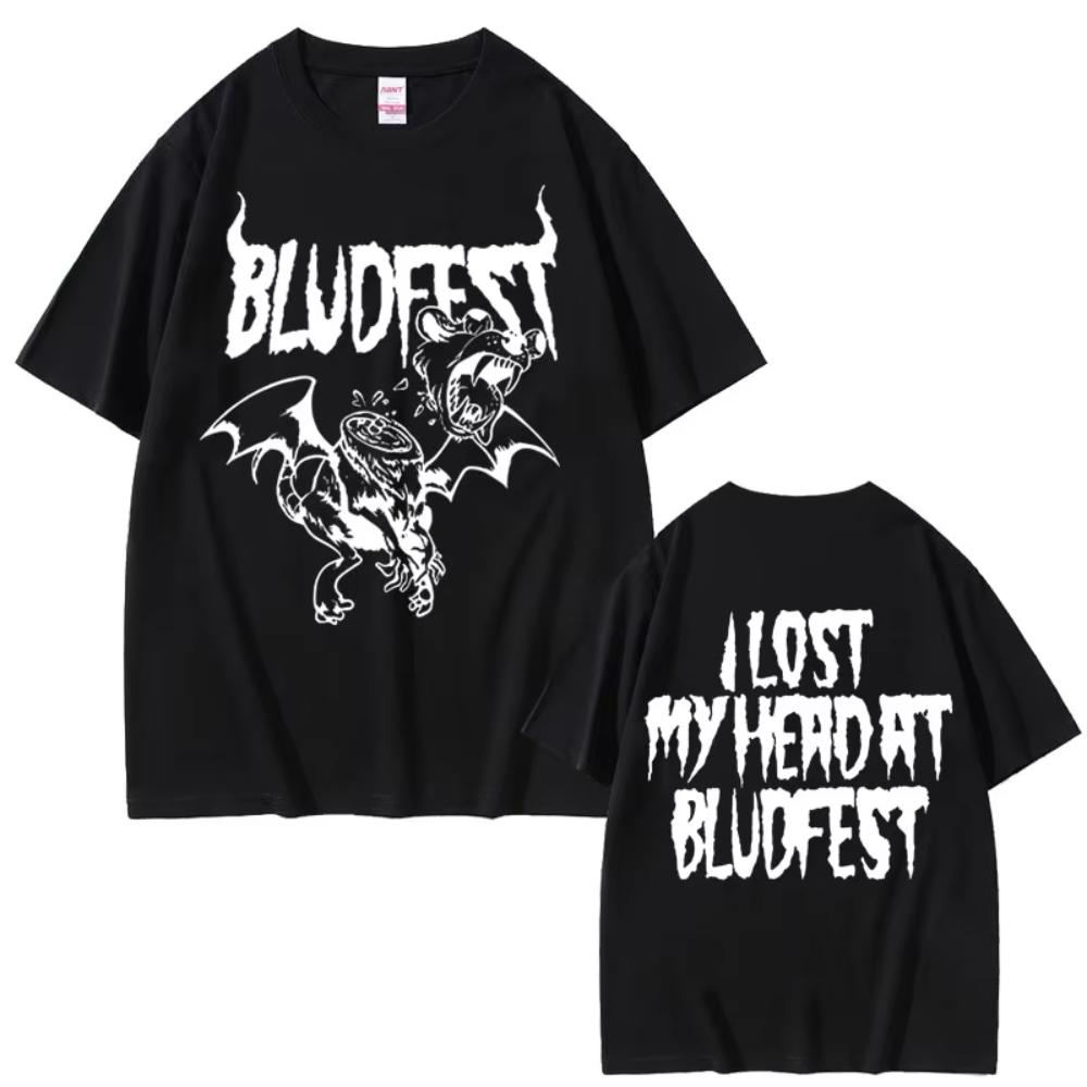 Singer Yungblud Bludfest 2025 Merch T Shirts Men Women Fashion Rock Short Sleeve T-shirts Men's Casual Cotton Oversized T-shirts