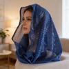 Stylish Muslims Headscarf Embellished With Sparkling Sequins Lightweight And Comfortable Headwear For Daily Wear