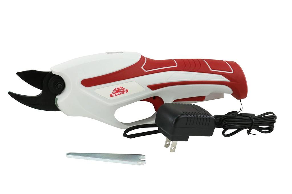 Rechargeable Pruning Shears for Garden Maximum Cutting Diameter Micro USB Cord Charging Safety-3 3.6V Trees, 10mm, SBH-1