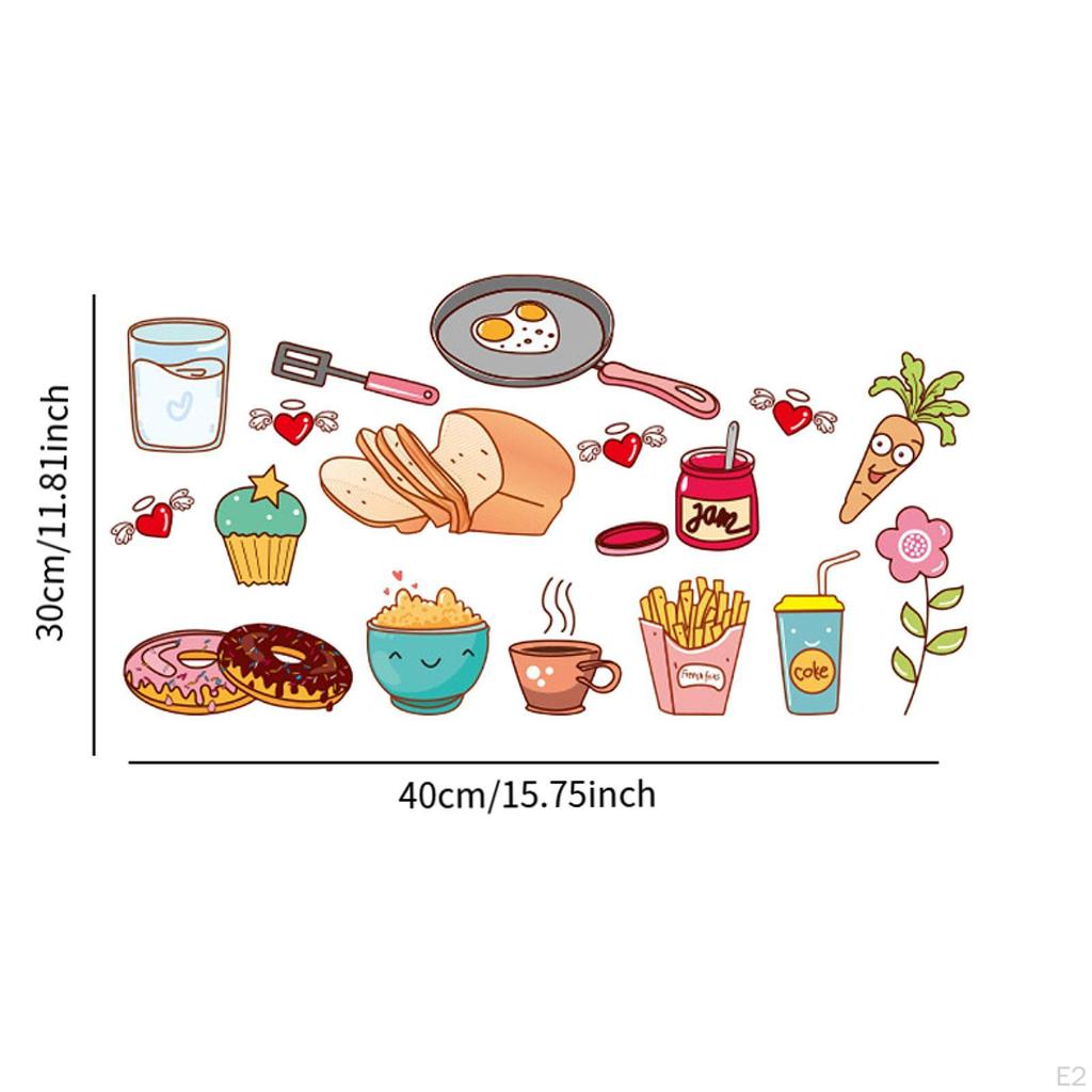 Kitchen Wall Sticker Decals,Art Murals Cabinet Decoration Background PVC Wallpaper Art Decor