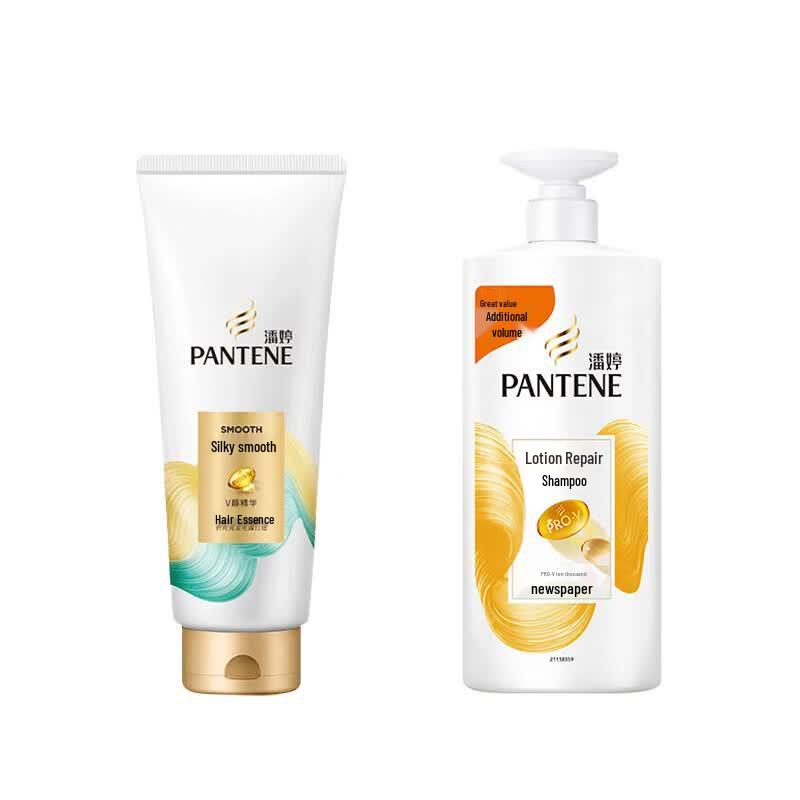 Pantene PRO-V Lotion Repair Shampoo & Silky Smooth Conditioner Set
