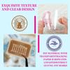 New 50 Minimalist Postmark Series Pet Transparent Stickers High-value Decorative Waterproof Stickers