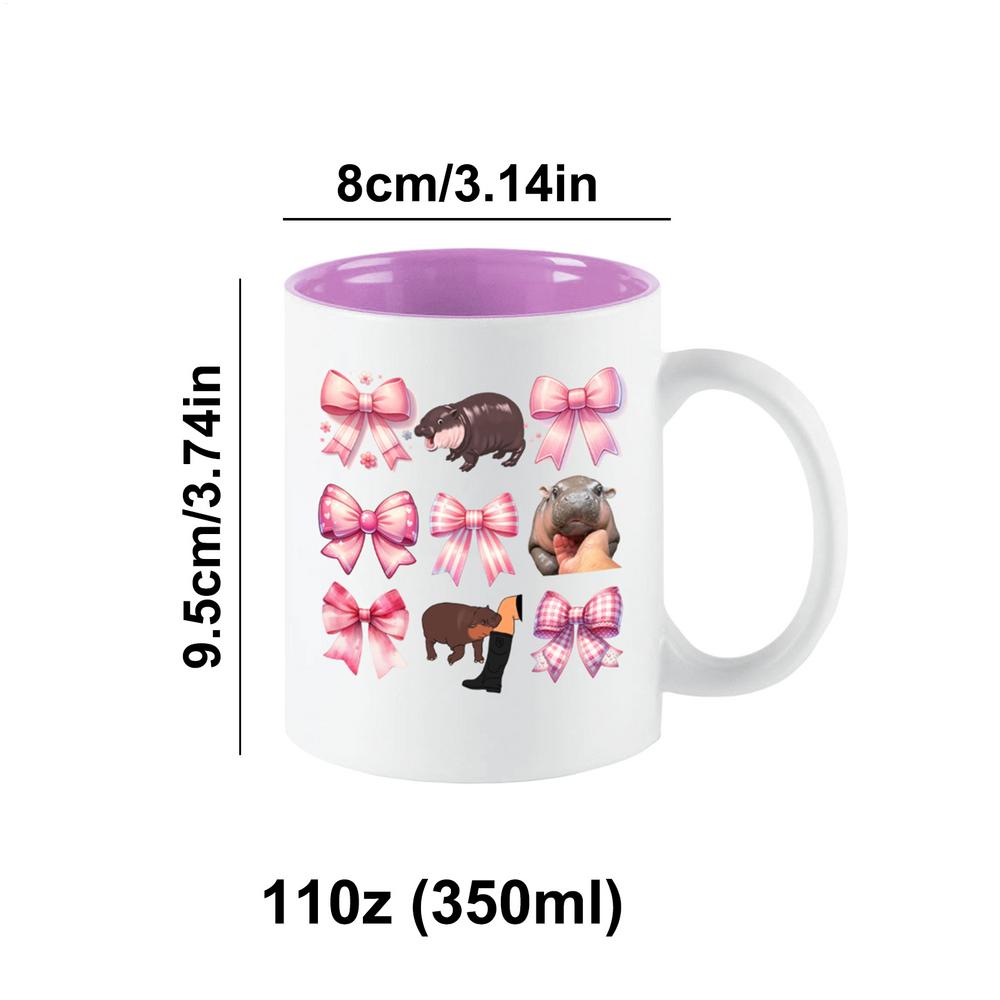 

Керамическая кофейная кружка Керамические кофейные кружки Таиландский бегемот Чашка для питья Забавная чашка для воды Кружки с эргономичной ручкой Новинка Кофейная кружка Чайная чашка