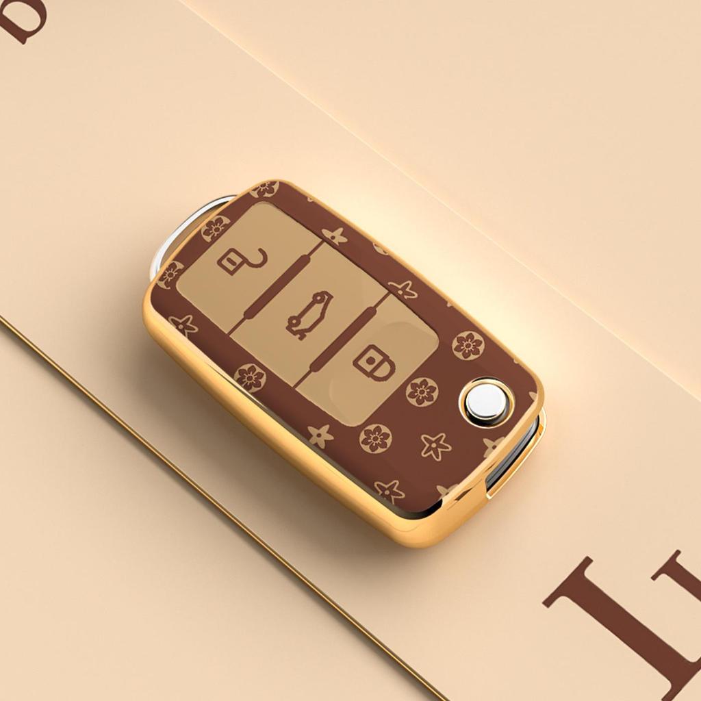 Módní kryt na klíčenku pro Volkswagen Polo, Golf, T-Cross, Tayron, Passat, CC, Sagitar