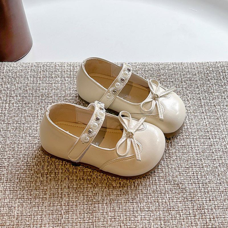 Girls' 2026 Summer Retro French Mary Jane Leather Shoes