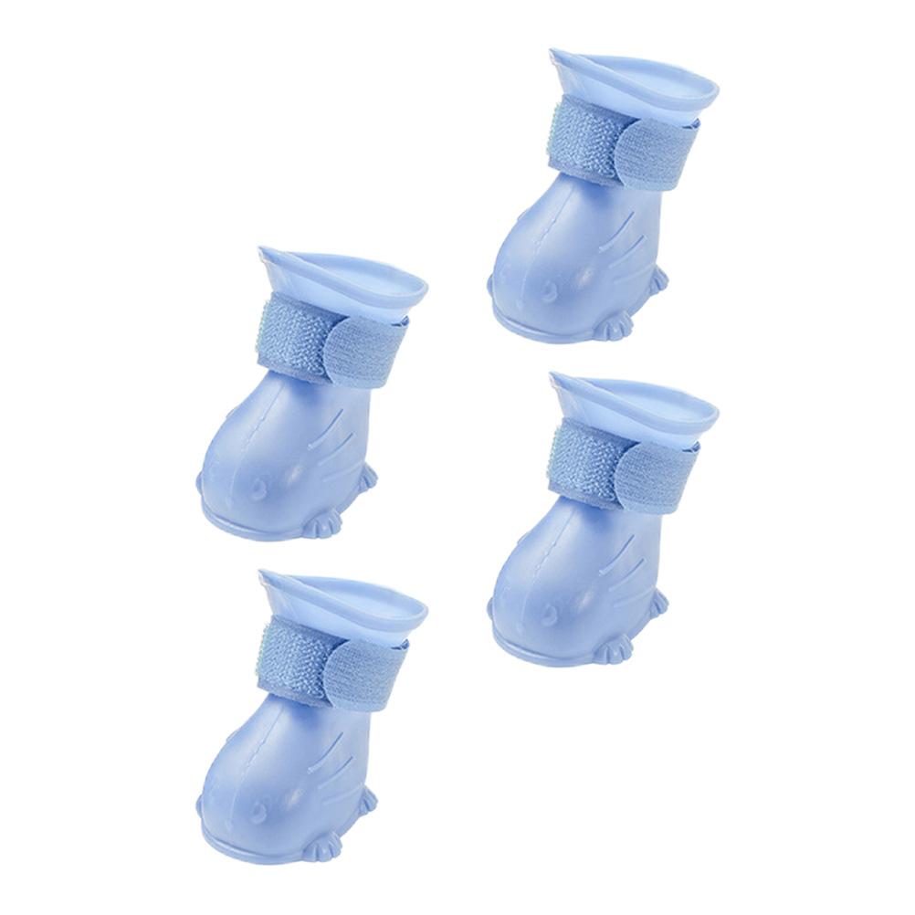 

4Pcs Dog Waterproof Rain Boots Anti-Slip Breathable Pet Shoes for Daily Use and Rainy Days Dog Rain Boot Pet Supplies