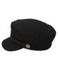 Yunibeosyeolkemiseuteuli Rope Cotton Black Marine Cap