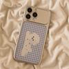 Applicable to Huawei pura70 mobile phone case advanced sense HUAWEIpura70pro plaid hollow puppy cat