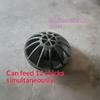 Roof Design Large Circular Chicken Feeder 12/14/16 Holes Rain Resistant for Farm Backyard Poultry Coop