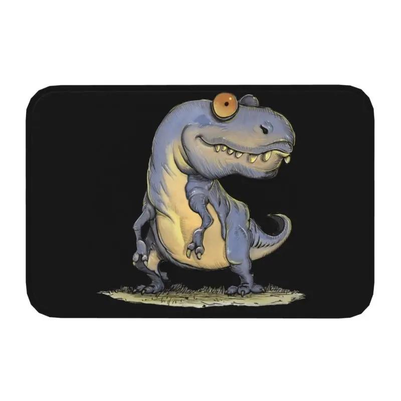 Funny Offline No Internet Dinosaur Doormat Anti-Slip Entrance Kitchen Bathroom Floor Door Mat Dino Geek Garage Carpet Rug