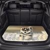 1 stuks Husky rennend in sneeuw design - Kofferbakmat Huisdier-vriendelijk Vermindert geuren Houdt uw auto schoon Ideaal voor reizen Thuisgebruik