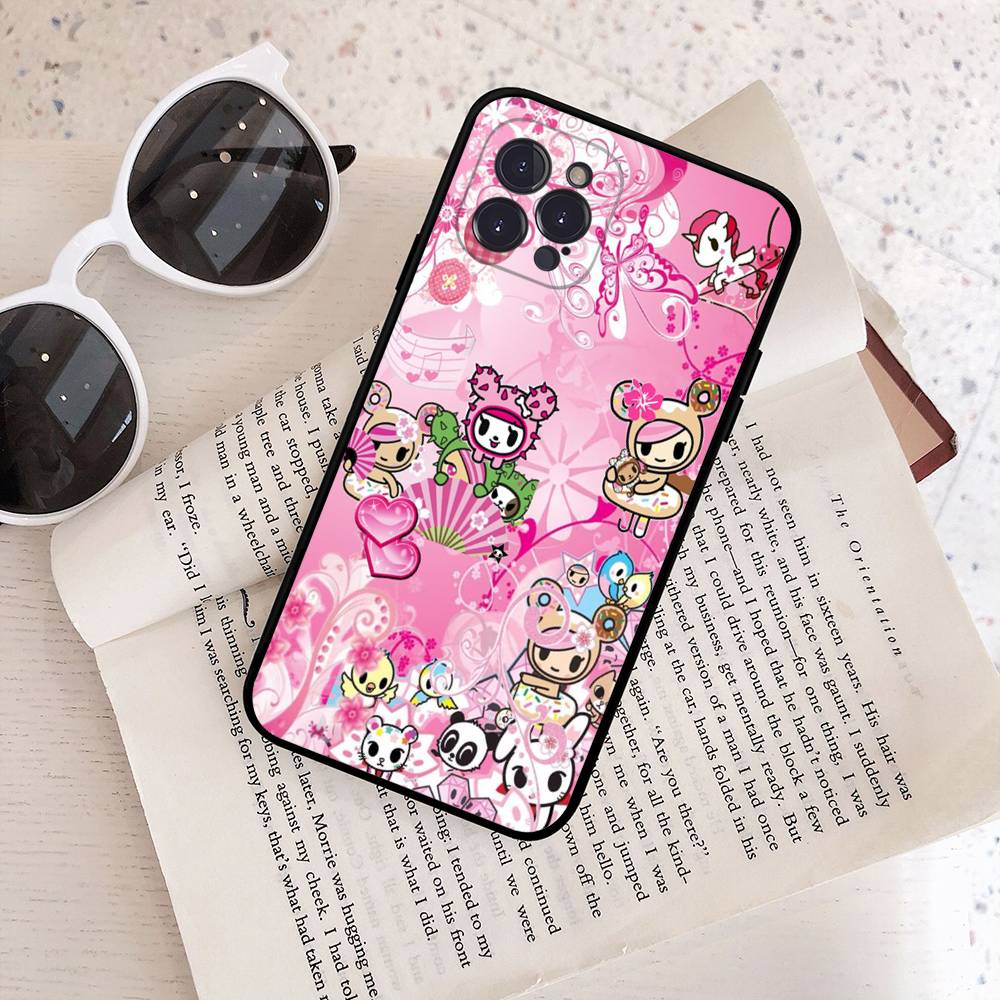 Japan Tokidoki For IPhone 17 16 15 14 13 12 11 Pro Max 13 17Air Shockproof Soft Phone Cases Coque