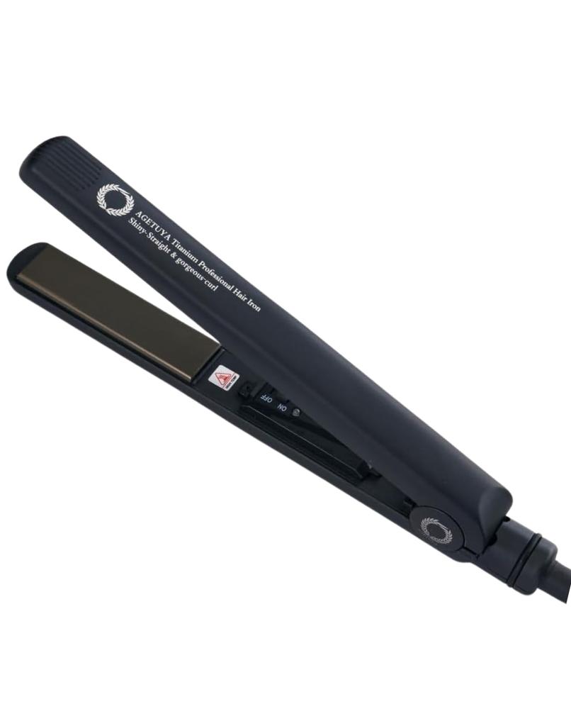 Agetsuya Titanium Plate Professional Hair Iron 220°C 43203-30746 (Not for Overseas)