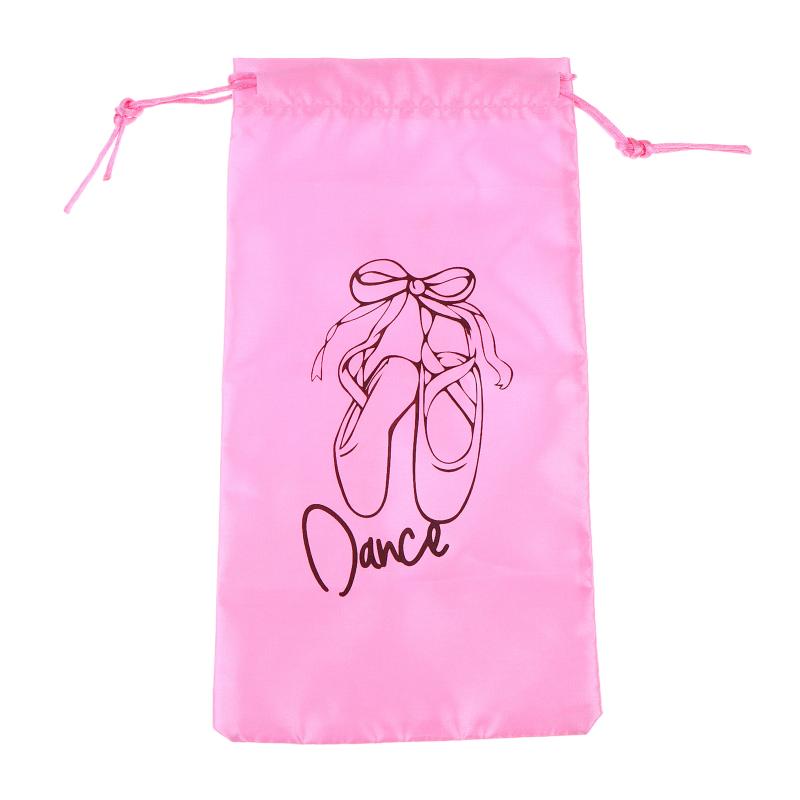 Dance Shoes Storage Bag Portable Dance Shoes Organizer Handbag Pouches Satin Dance Shoes Hanging Multifunctional Storage Bag