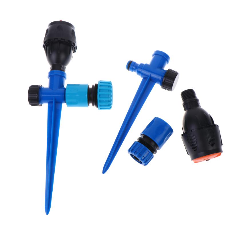 360 Degree Garden Watering Nozzle Automatic Rotating Sprinkler  For Gardening Lawns And Outdoor Plant Watering Vegetables Device