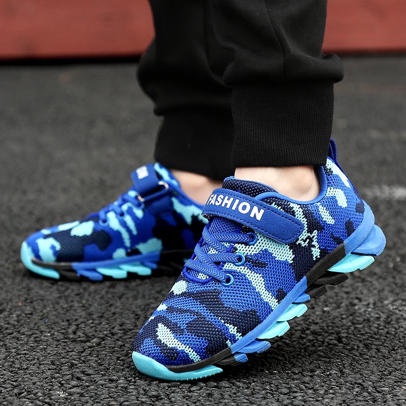 Gift Children Tennis Running Boys Camouflage Sneakers Student Breathable Comfortable Boy Casual Sports Shoes Kids Ready To Ship