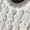 Mesh Heavy Industry Bead Embroidery Feather Lace Front Piece Collar Embroidery Piece Diy Hand Sewing Front Collar