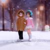 Micro Landscape Decoration Cartoon Cute Girl Boy Couple Doll Hand Table Decoration Valentine's Day Gift