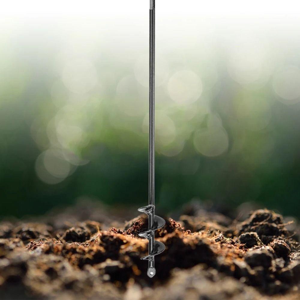 Hand Tools Garden Auger Kit Carbon Steel Flower Planting Soil Drill Bits Auger Drill Bit  Outdoors
