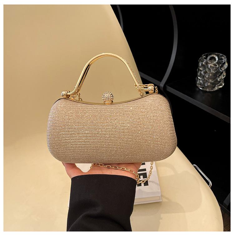 2025 Luxury French Rhinestone Single Shoulder Evening Crossbody Bag