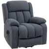 TV Chair with Lift Assist Electric Recliner with Reclining Function, Massage Function, 93x91x103 Cm, Dark Gray
